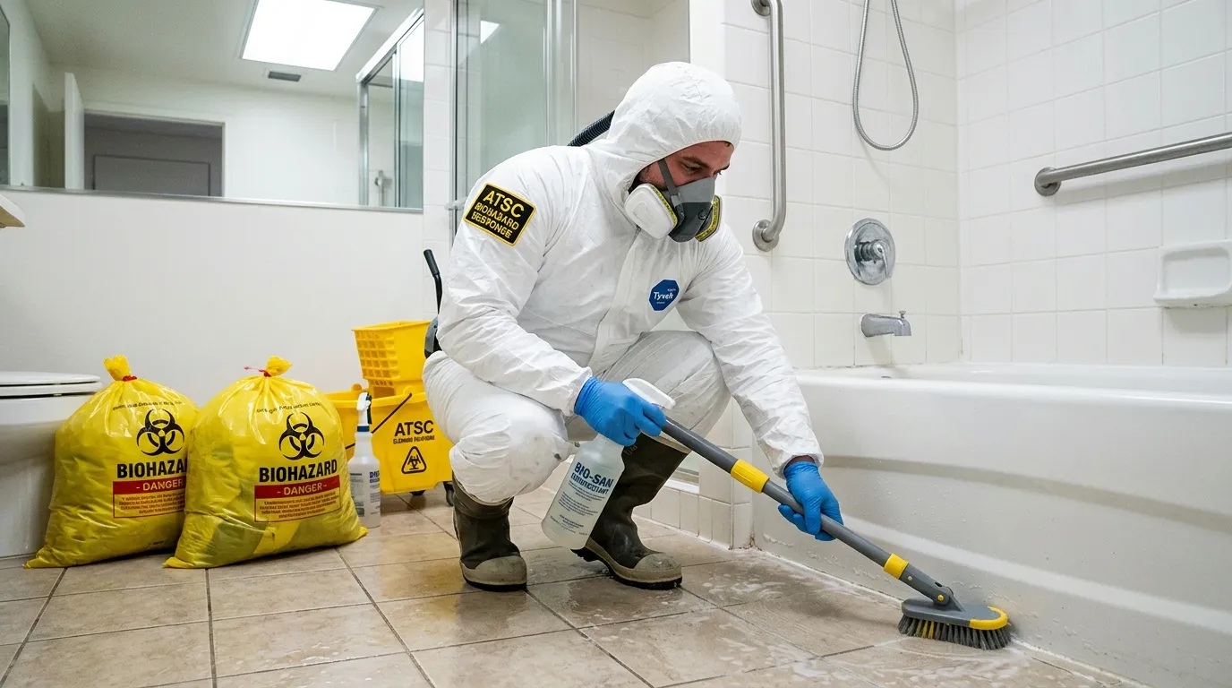 Decontamination equipment deployed for Blood Cleanup in North Springfield